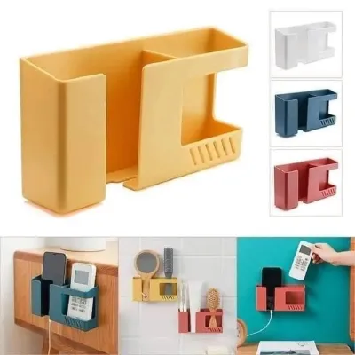 Mobile Phone and Remote Holder Wall Mount (1 Pc)